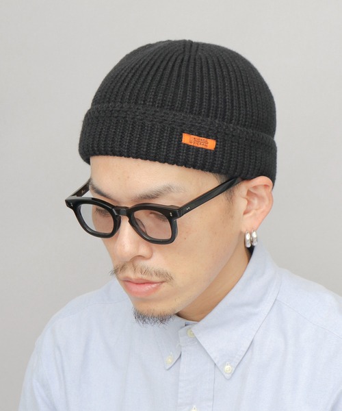 セール】畦編み ショートワッチ（ニット帽）（ニットキャップ