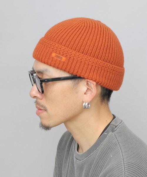セール】畦編み ショートワッチ（ニット帽）（ニットキャップ