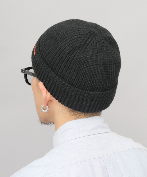 畦編み ショートワッチ（ニット帽）（ニットキャップ/ビーニー