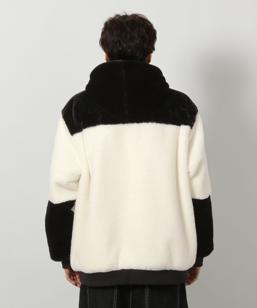 LAKOLE（ラコレ）の「切替ファーフードブルゾン/147390（ブルゾン・メンズ・チャコール/ホワイト/ブルー・MEDIUM/LARGE/X-LARGE）」の15枚目の写真