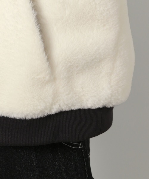 LAKOLE（ラコレ）の「切替ファーフードブルゾン/147390（ブルゾン・メンズ・チャコール/ホワイト/ブルー・MEDIUM/LARGE/X-LARGE）」の19枚目の写真