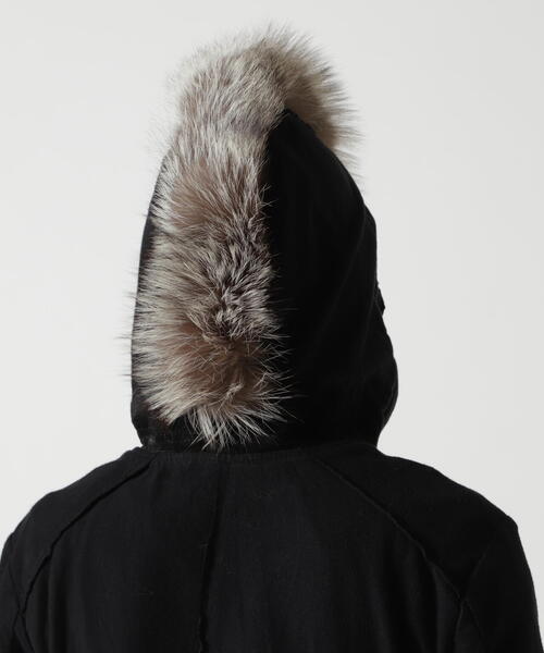 14th Addiction（フォーティーンスアディクション）の「14th Addiction/フォーティーンスアディクション/B Terry Hoodie＋Mohawk Fur（パーカー・メンズ・ブラック・L/M/S/XL）」の12枚目の写真