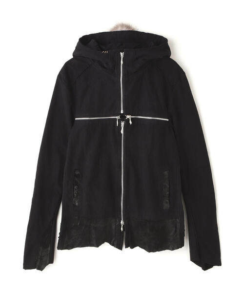 14th Addiction（フォーティーンスアディクション）の「14th Addiction/フォーティーンスアディクション/B Terry Hoodie＋Mohawk Fur（パーカー・メンズ・ブラック・L/M/S/XL）」の15枚目の写真