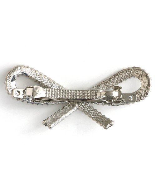 algy（アルジー）の「ビジューリボンクリップ（ヘアピン・キッズ・シルバー/ゴールド・FREE）」の4枚目の写真