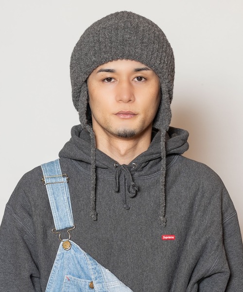 【即完品】CA4LA VICTIM 耳あて付きニット帽 青　ブルー　アルパカ混 耳あて付きニット｜帽子通販｜CA4LA（カシラ）公式オンライン