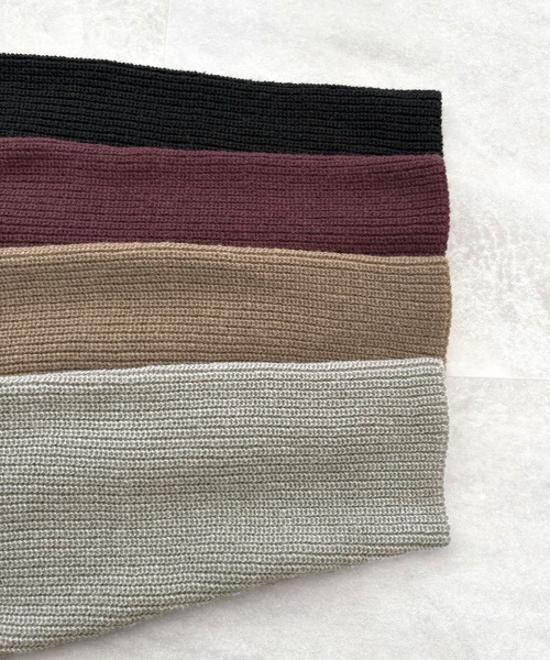 Futier land(フューティアランド)の「【前後2way】zip付ミニ丈ニットワンピース(ワンピース・レディース・ブラック/チャコールグレー/ボルドー/モカ/ライトグレー・FREE)」の7枚目の写真