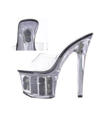 darial（ダリアル）の「【通算160万足突破】当店限定！大ヒット薔薇サンダル！オリジナル 17cmヒール 3段ローズ インソール  グラデーション ピンヒール 薔薇 サンダル（サンダル）」