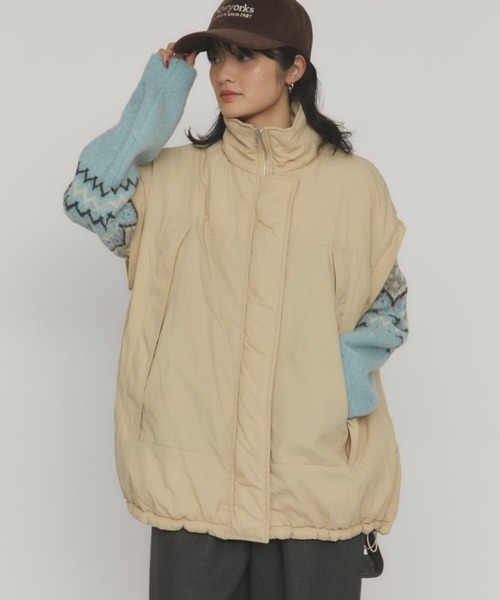 MERLOT(メルロー)の「ノルディックルーズニット(ニット/セーター・レディース・チャコールグレー/マスタード/ライトブルー・FREE)」の20枚目の写真