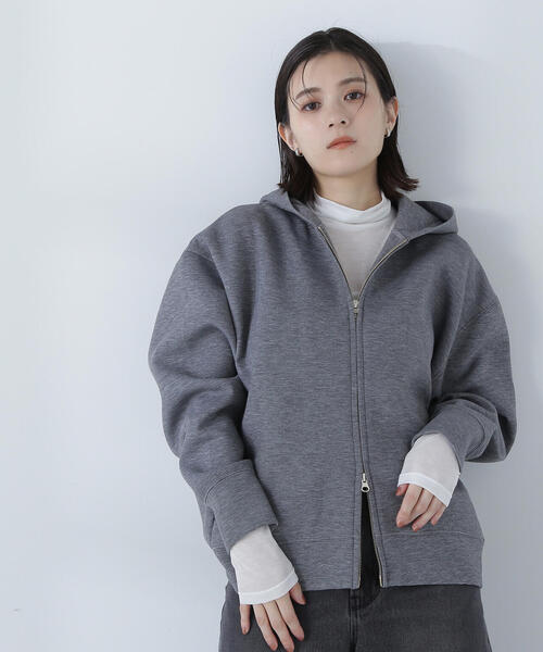 NATURAL BEAUTY BASIC（ナチュラルビューティーベーシック）の「◇ハイネックシアーカットソー（Tシャツ/カットソー・レディース・オフホワイト/ベージュ/イエロー/ピンク・FREE）」の12枚目の写真