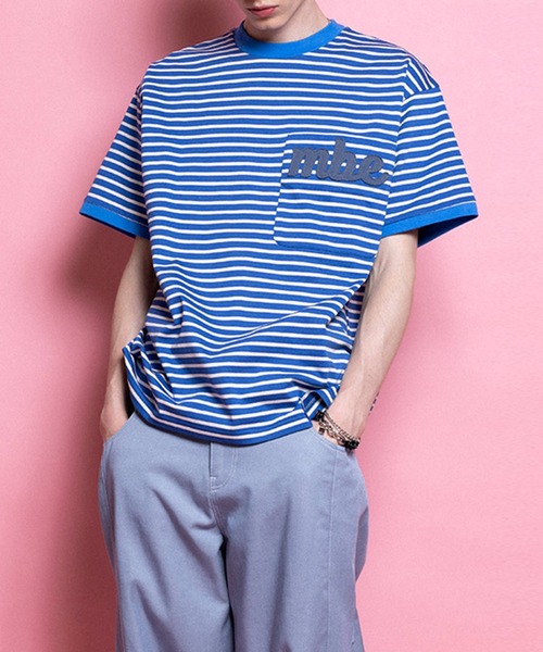 mbe ボーダー Tシャツ（Tシャツ/カットソー）｜MILKBOY（ミルクボーイ