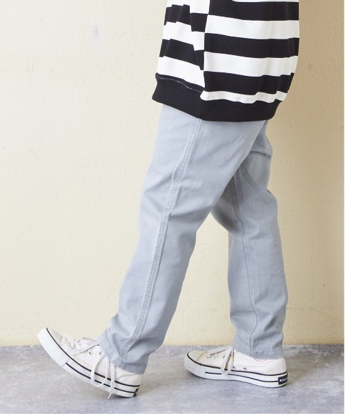 CUBE SUGAR(キューブシュガー)の「微起毛ツイルらくしゅっとパンツ(その他パンツ・レディース・ブラック/グリーン/ピンク/ベージュ/ナチュラル・S/M)」の4枚目の写真