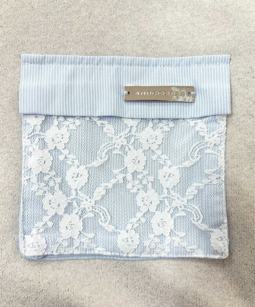 ANDGEEBEE(アンジービー)の「シャツポケットラメパーカー(パーカー・レディース・グレー/オートミール・FREE)」の12枚目の写真