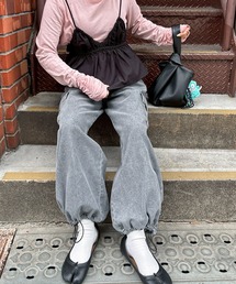 feepur by saya | 【XSサイズあり】デニムカーゴジョガーパンツ(デニムパンツ)