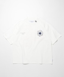 フラワーモチーフデザインバックプリントTシャツ”Bic flower" S/S T-shirt