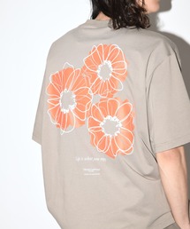 SUPERTHANKS | フラワーモチーフデザインバックプリントTシャツ”Bic flower" S/S T-shirt(Tシャツ/カットソー)