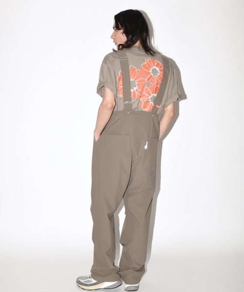SUPERTHANKS(スーパーサンクス)の「フラワーモチーフデザインバックプリントTシャツ”Bic flower" S/S T-shirt(Tシャツ/カットソー・メンズ・ブラック/ホワイト/カーキ・S/M/L)」の19枚目の写真