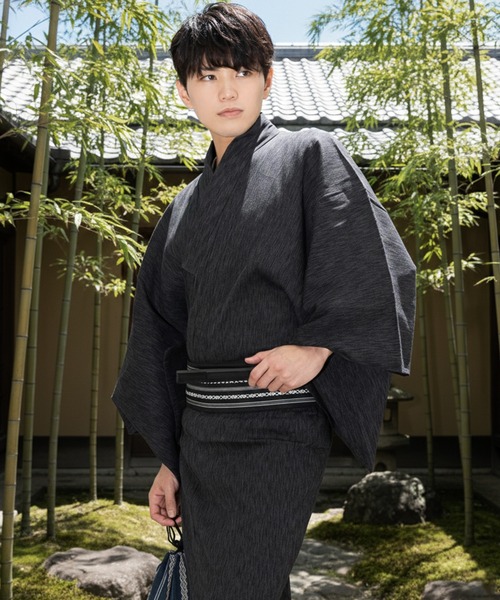 KYOETSU(キョウエツ)の「メンズ 楊柳浴衣 4点セット ( 浴衣 + 帯 + 下駄 + 腰紐 )(浴衣・メンズ・その他1/その他2/その他3/その他4/その他5/その他16/その他12/その他14/その他15/その他6/その他7/その他8/その他9/その他10/その他11/その他13・LL/3L/M/L)」の7枚目の写真