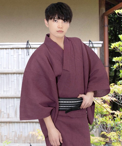 KYOETSU(キョウエツ)の「メンズ 楊柳浴衣 4点セット ( 浴衣 + 帯 + 下駄 + 腰紐 )(浴衣・メンズ・その他1/その他2/その他3/その他4/その他5/その他16/その他12/その他14/その他15/その他6/その他7/その他8/その他9/その他10/その他11/その他13・LL/3L/M/L)」の9枚目の写真