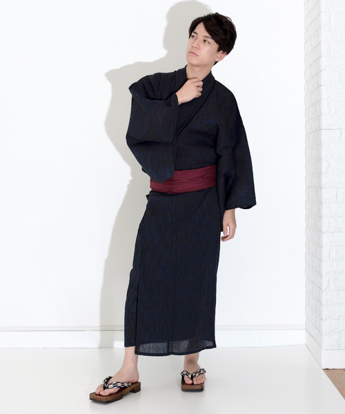 KYOETSU(キョウエツ)の「メンズ 楊柳浴衣 4点セット ( 浴衣 + 帯 + 下駄 + 腰紐 )(浴衣・メンズ・その他1/その他2/その他3/その他4/その他5/その他16/その他12/その他14/その他15/その他6/その他7/その他8/その他9/その他10/その他11/その他13・LL/3L/M/L)」の17枚目の写真