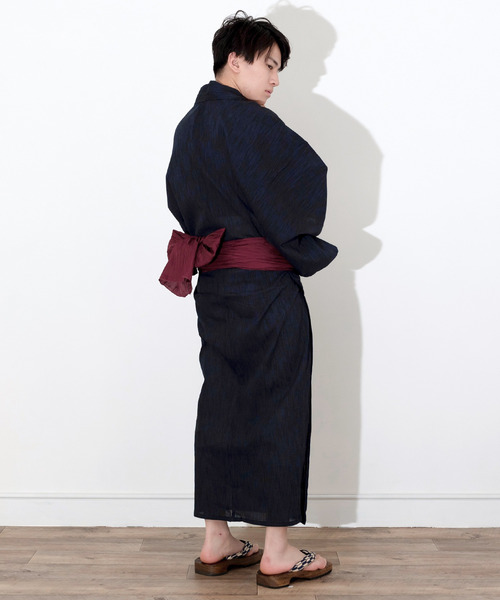 KYOETSU(キョウエツ)の「メンズ 楊柳浴衣 4点セット ( 浴衣 + 帯 + 下駄 + 腰紐 )(浴衣・メンズ・その他1/その他2/その他3/その他4/その他5/その他16/その他12/その他14/その他15/その他6/その他7/その他8/その他9/その他10/その他11/その他13・LL/3L/M/L)」の19枚目の写真