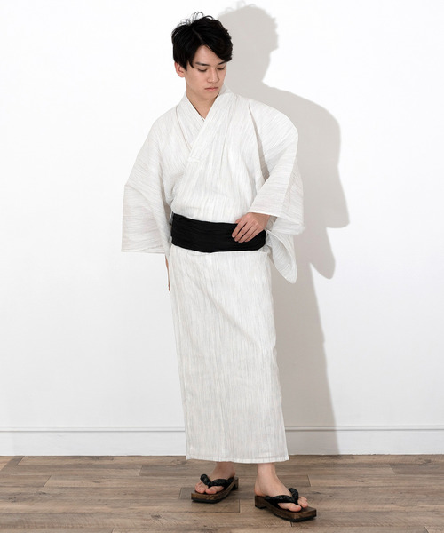 KYOETSU(キョウエツ)の「メンズ 楊柳浴衣 4点セット ( 浴衣 + 帯 + 下駄 + 腰紐 )(浴衣・メンズ・その他1/その他2/その他3/その他4/その他5/その他16/その他12/その他14/その他15/その他6/その他7/その他8/その他9/その他10/その他11/その他13・LL/3L/M/L)」の21枚目の写真