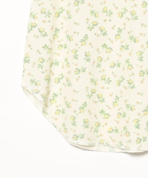 BEAMS BOY（ビームスボーイ）の「フラワー サーマル ノースリーブ（タンクトップ・レディース・ブルー/アイボリー・ONE SIZE）」の10枚目の写真