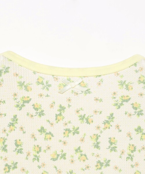 BEAMS BOY（ビームスボーイ）の「フラワー サーマル ノースリーブ（タンクトップ・レディース・ブルー/アイボリー・ONE SIZE）」の8枚目の写真