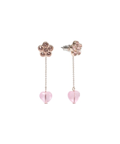 国内配送★MARY QUANT★スウェイハート ピアス 華やか◎3色 セール】スウェイハート ピアス（ピアス（両耳用））｜MARY