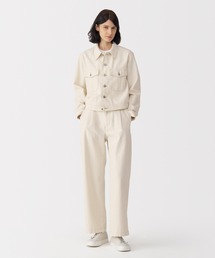 MUJI Labo（ムジラボ）の「〔MUJI Labo〕婦人　和紙混カルゼパンツ（カーゴパンツ）」