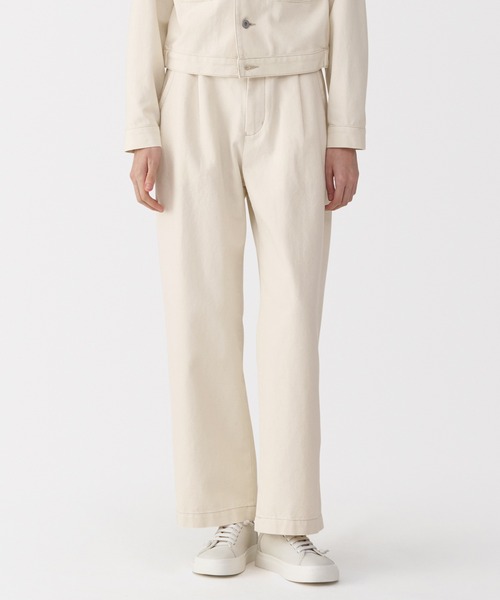 セール】〔MUJI Labo〕婦人 和紙混カルゼパンツ（カーゴパンツ）｜MUJI