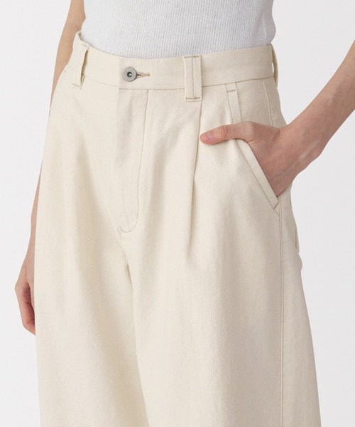 セール】〔MUJI Labo〕婦人 和紙混カルゼパンツ（カーゴパンツ）｜MUJI