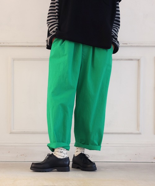 映えちゃうグリーンな9分丈パンツ（その他パンツ）｜soulberry（ソウル