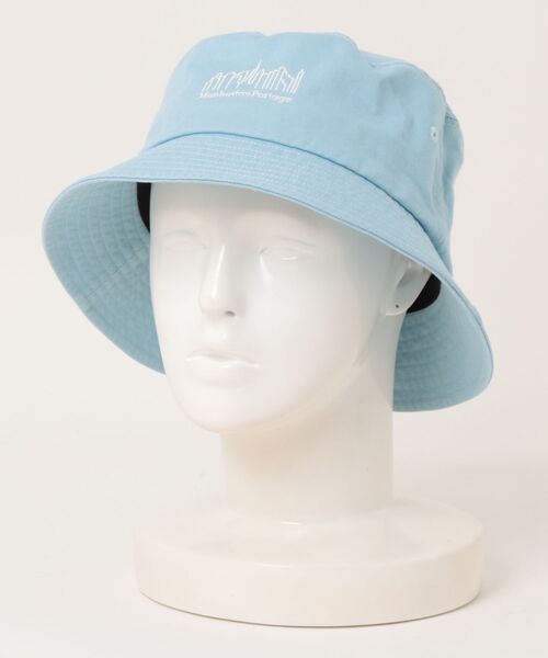 Manhattan Portage（マンハッタンポーテージ）の「Washed Twill Bucket Hat（ハット・メンズ・サンドベージュ/チャコール/ブラック/ライトブルー/ベージュ/ブラウン/ブラック×パープル・FREE）」の9枚目の写真