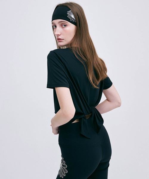 tシャツ AIRLIFT relax fit back slit top flowermardi レディース AIRLIFT relax fit back slit top flowermardi（Tシャツ