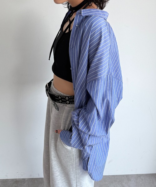 apres jour mignon(アプレジュールミニョン)の「アソートシャツ【ZOZOTOWN限定アイテム 】(シャツ/ブラウス・レディース・ブルー系その他/ベージュ系その他/ブルー/オフホワイト/チャコールグレー・フリー/X-LARGE)」の5枚目の写真