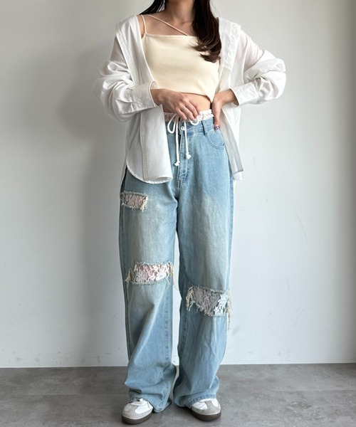 apres jour mignon(アプレジュールミニョン)の「アソートシャツ【ZOZOTOWN限定アイテム 】(シャツ/ブラウス・レディース・ブルー系その他/ベージュ系その他/ブルー/オフホワイト/チャコールグレー・フリー/X-LARGE)」の8枚目の写真