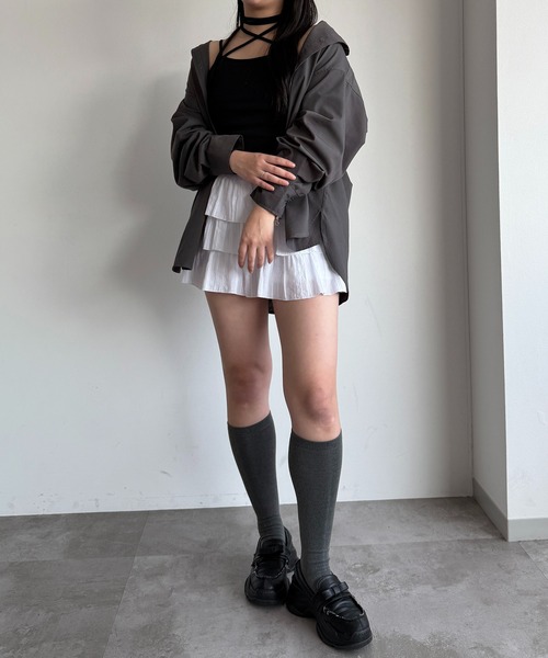 apres jour mignon(アプレジュールミニョン)の「アソートシャツ【ZOZOTOWN限定アイテム 】(シャツ/ブラウス・レディース・ブルー系その他/ベージュ系その他/ブルー/オフホワイト/チャコールグレー・フリー/X-LARGE)」の11枚目の写真