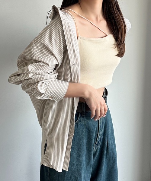 apres jour mignon(アプレジュールミニョン)の「アソートシャツ【ZOZOTOWN限定アイテム 】(シャツ/ブラウス・レディース・ブルー系その他/ベージュ系その他/ブルー/オフホワイト/チャコールグレー・フリー/X-LARGE)」の12枚目の写真