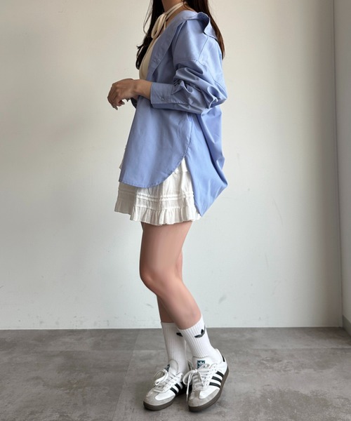 apres jour mignon(アプレジュールミニョン)の「アソートシャツ【ZOZOTOWN限定アイテム 】(シャツ/ブラウス・レディース・ブルー系その他/ベージュ系その他/ブルー/オフホワイト/チャコールグレー・フリー/X-LARGE)」の16枚目の写真
