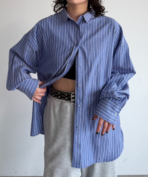 apres jour mignon(アプレジュールミニョン)の「アソートシャツ【ZOZOTOWN限定アイテム 】(シャツ/ブラウス・レディース・ブルー系その他/ベージュ系その他/ブルー/オフホワイト/チャコールグレー・フリー/X-LARGE)」の17枚目の写真