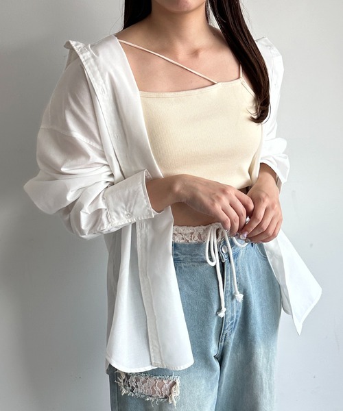apres jour mignon(アプレジュールミニョン)の「アソートシャツ【ZOZOTOWN限定アイテム 】(シャツ/ブラウス・レディース・ブルー系その他/ベージュ系その他/ブルー/オフホワイト/チャコールグレー・フリー/X-LARGE)」の19枚目の写真