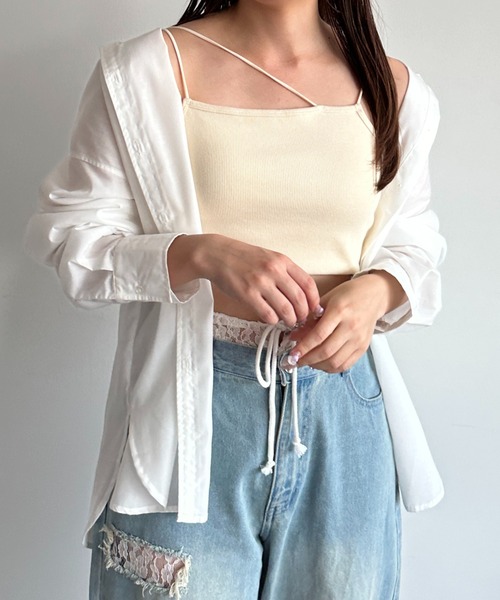 apres jour mignon(アプレジュールミニョン)の「アソートシャツ【ZOZOTOWN限定アイテム 】(シャツ/ブラウス・レディース・ブルー系その他/ベージュ系その他/ブルー/オフホワイト/チャコールグレー・フリー/X-LARGE)」の21枚目の写真