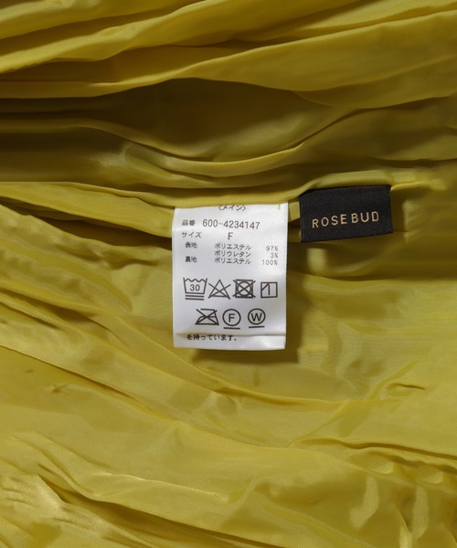 ROSE BUD(ローズバッド)の「サテンワッシャースカート(スカート・レディース・ライトグリーン/カーキ/ホワイト・ONE SIZE)」の17枚目の写真