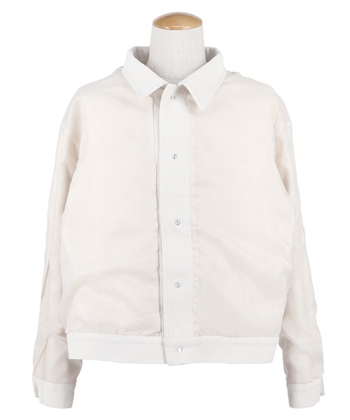 coca（coca）（コカ）の「度甘ツイルジャケット（ミリタリージャケット・メンズ・アイボリー・M/L/XL）」の5枚目の写真