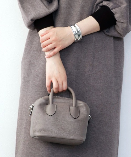 RIPANI(リパーニ)の「ミニボストンバッグ【RIPANI/リパーニ】(ボストンバッグ・レディース・ブラウン/ブラック・フリー)」の13枚目の写真