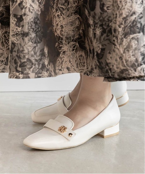 RANDA(ランダ)の「3WAY ベルトデザインローファー(ローファー・レディース・ブラック/ベージュ系その他/アイボリー/チェック/ベージュ・LL/L/S/M/SS)」の11枚目の写真