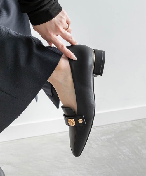 RANDA(ランダ)の「3WAY ベルトデザインローファー(ローファー・レディース・ブラック/ベージュ系その他/アイボリー/チェック/ベージュ・LL/L/S/M/SS)」の20枚目の写真