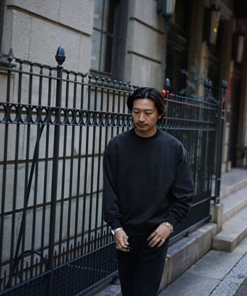 alvana（アルヴァナ）の「【alvana】SPROUT VINTAGE DRY SWEAT  [ALV-00106]（スウェット・メンズ・ブラック系その他・2）」の17枚目の写真