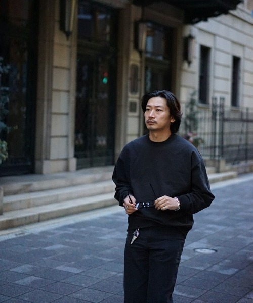 alvana（アルヴァナ）の「【alvana】SPROUT VINTAGE DRY SWEAT  [ALV-00106]（スウェット・メンズ・ブラック系その他・2）」の18枚目の写真