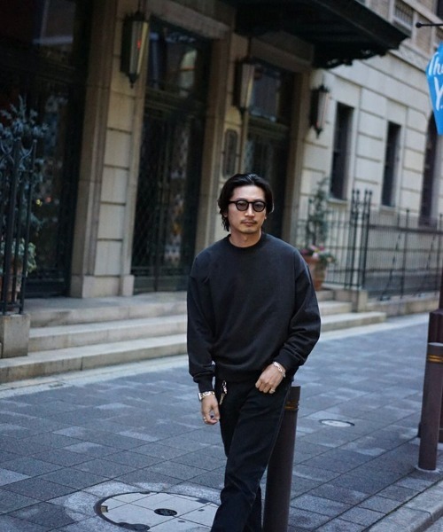 alvana（アルヴァナ）の「【alvana】SPROUT VINTAGE DRY SWEAT  [ALV-00106]（スウェット・メンズ・ブラック系その他・2）」の19枚目の写真